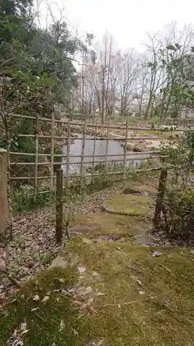 岐阜護國神社の庭園