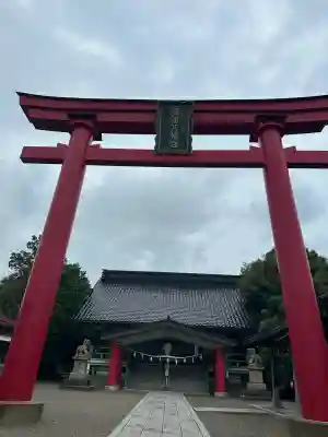 越中護国八幡宮の鳥居