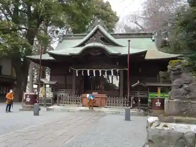 谷保天満宮の本殿・本堂