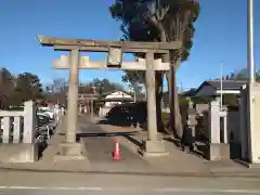 古尾谷八幡神社の鳥居