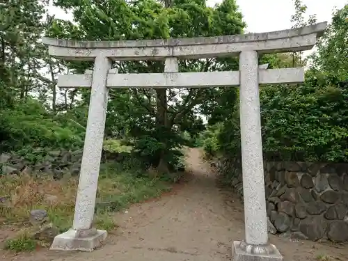 天王社の鳥居