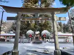 遠野郷八幡宮の鳥居