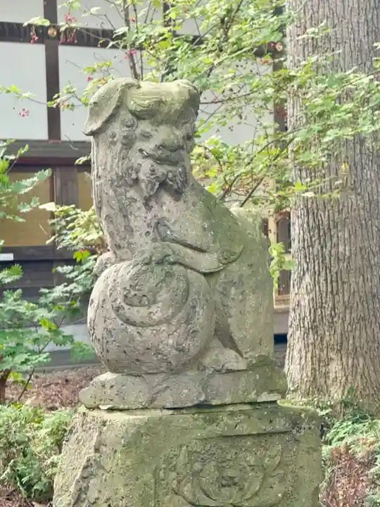 旭川神社の狛犬