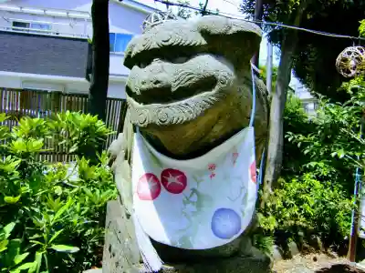 菊田神社の狛犬