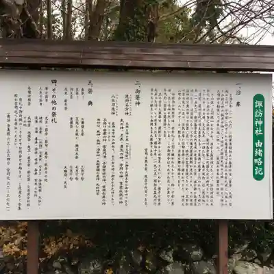 諏訪神社の歴史