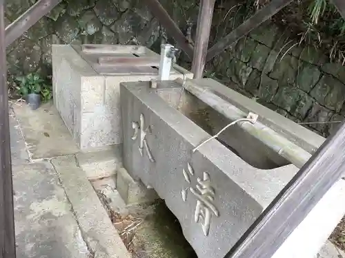 神明神社（野口）の手水舎