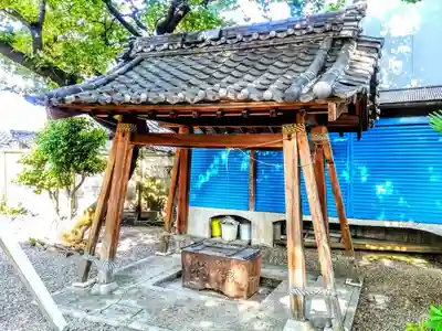 油江天神社の手水舎