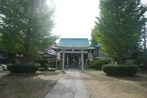 西新井氷川神社の鳥居