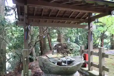 堂山王子神社の手水舎