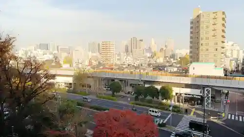 品川神社の景色