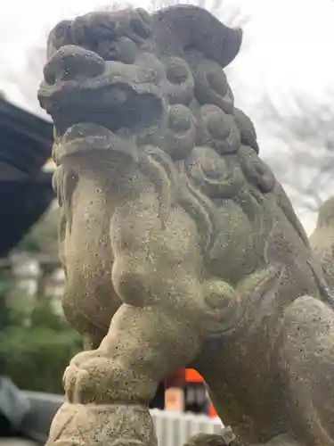 星川杉山神社の狛犬