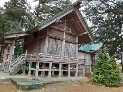 木間塚神明社の本殿