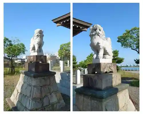 住吉神社の狛犬