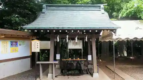 南沢氷川神社の手水舎