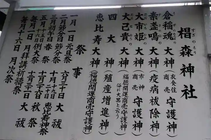 椙森神社の歴史