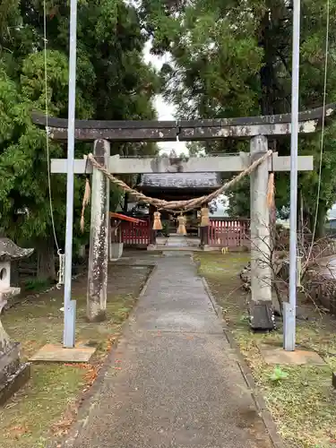 大原阿蘇神社の鳥居