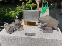 行田八幡神社の狛犬