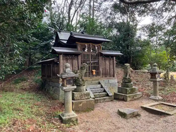 於美阿志神社の本殿