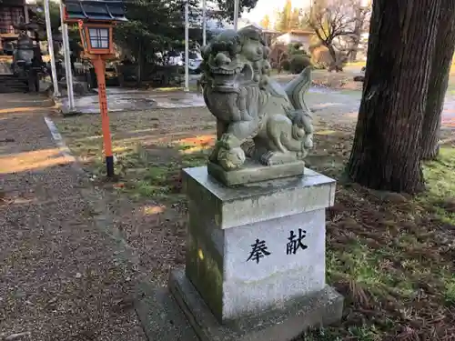 志波姫神社の狛犬