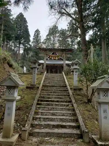 栃上神社の鳥居