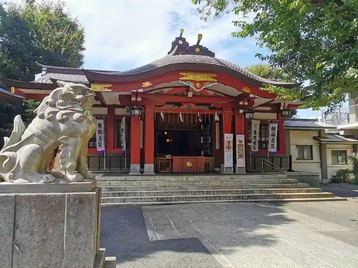 旗岡八幡神社の本殿・本堂