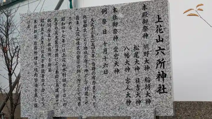 上花山 六所神社(京都府)