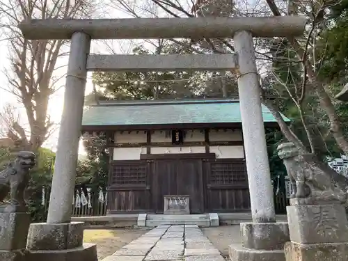 白旗神社(西御門)の鳥居