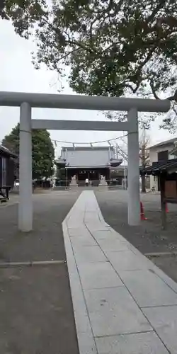 新城神社の鳥居