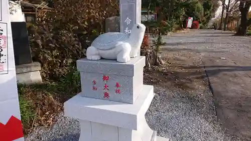 磐裂根裂神社の狛犬