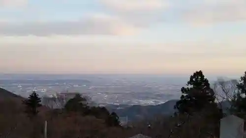 大山阿夫利神社の景色