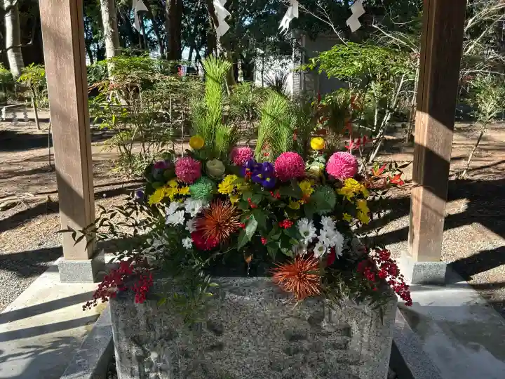 諏訪八幡神社の手水舎