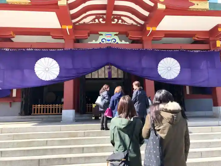日枝神社の本殿・本堂