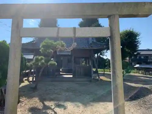 又木神明社の鳥居