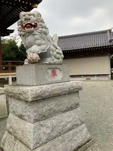 真土神社の狛犬