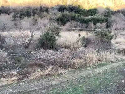 神明・白山社相殿の周辺