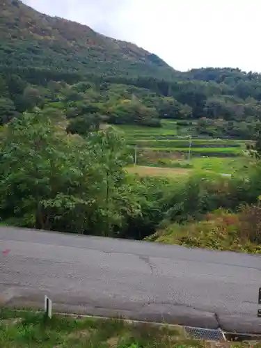 安智羅神社(松尾古城跡)の景色