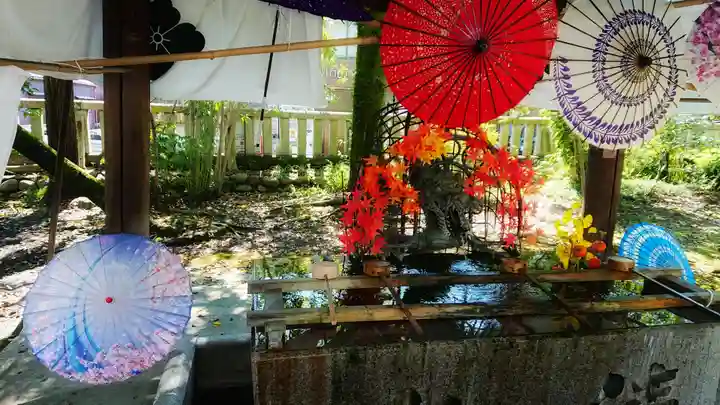 若宮神明社の手水舎