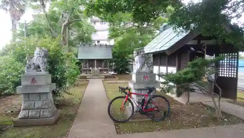 神明社の狛犬