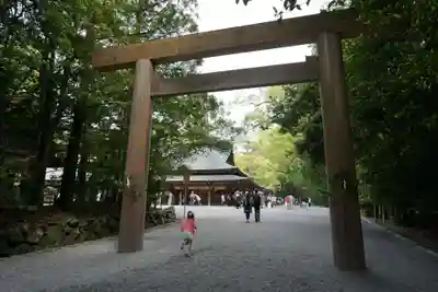 伊勢神宮内宮(皇大神宮)の鳥居