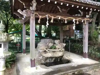 名居神社の手水舎