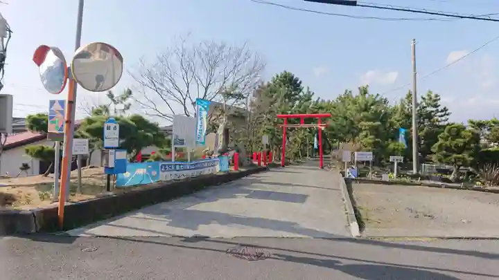 浅間宮(鈴川の富士塚)の鳥居