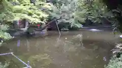 間々田八幡宮の庭園