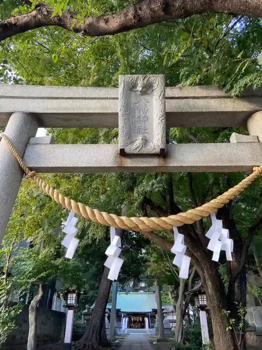 下高井戸八幡神社の鳥居