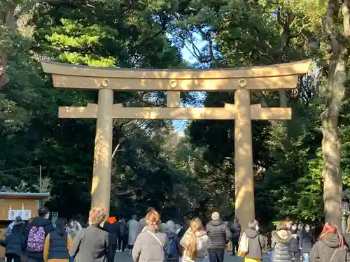 明治神宮の鳥居