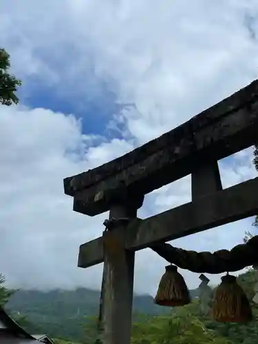 白川八幡神社の鳥居