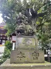 大鳥神社の狛犬