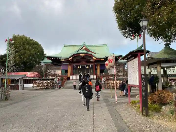 亀戸天神社の本殿・本堂