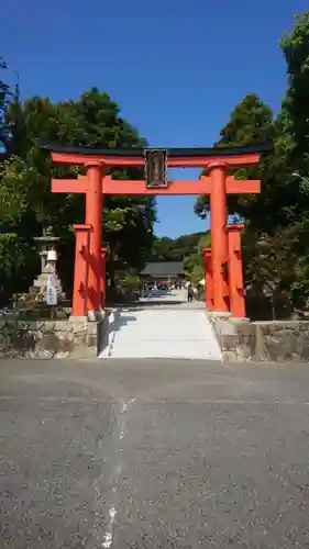 龍田大社の鳥居