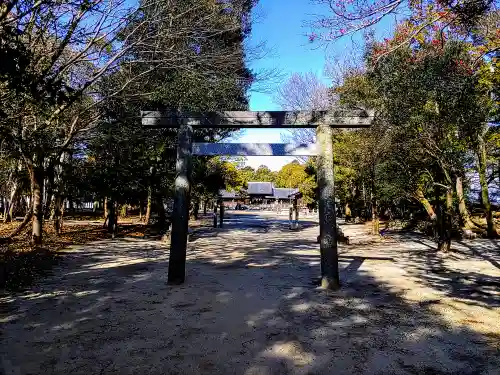 神明社・小河天神社合殿の鳥居