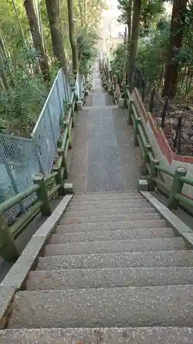 月読神社の景色